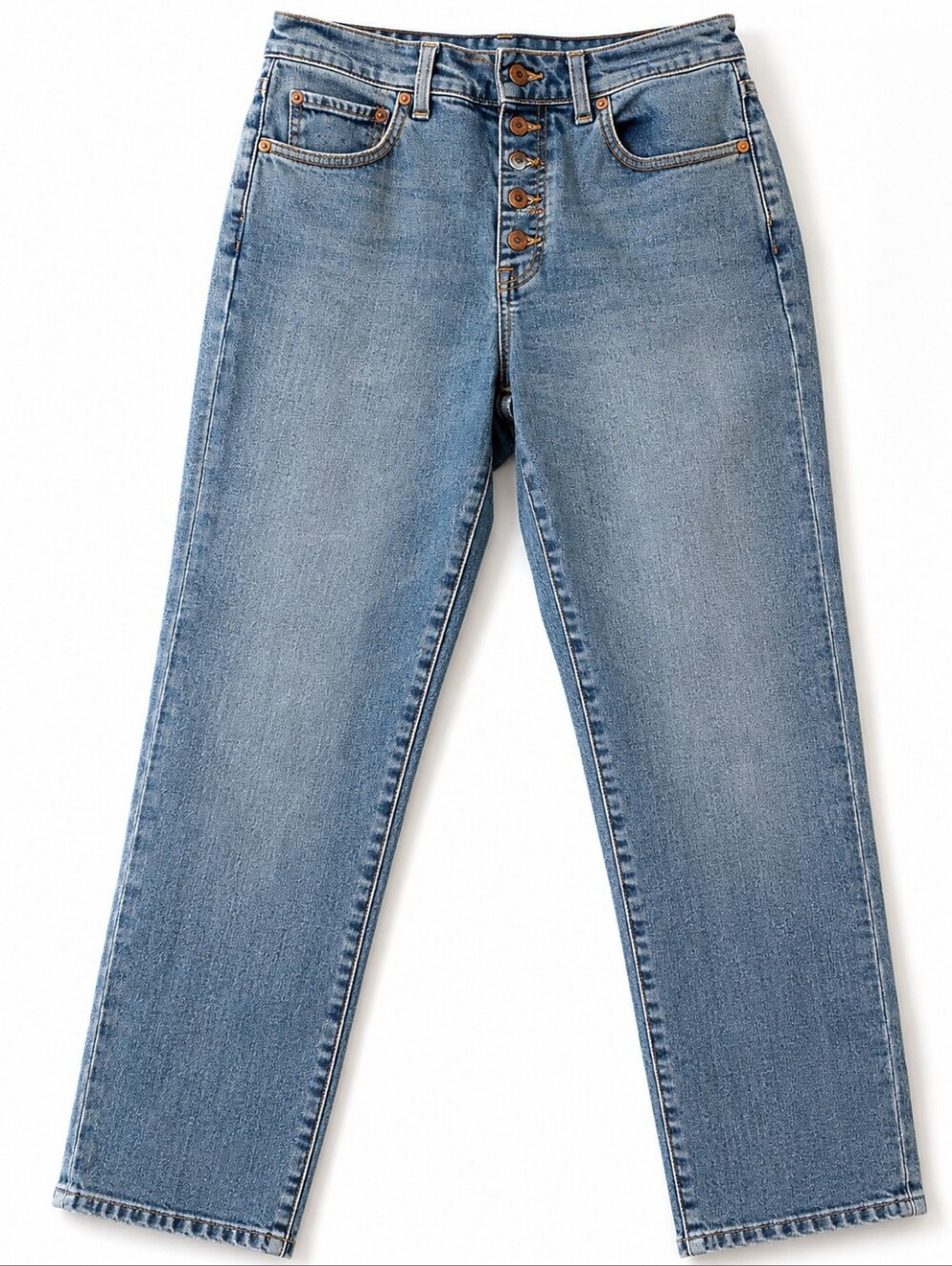 Talbots Every Relaxed Jean | Size 8 X 27.5 | High-Rise 5- Button Fly